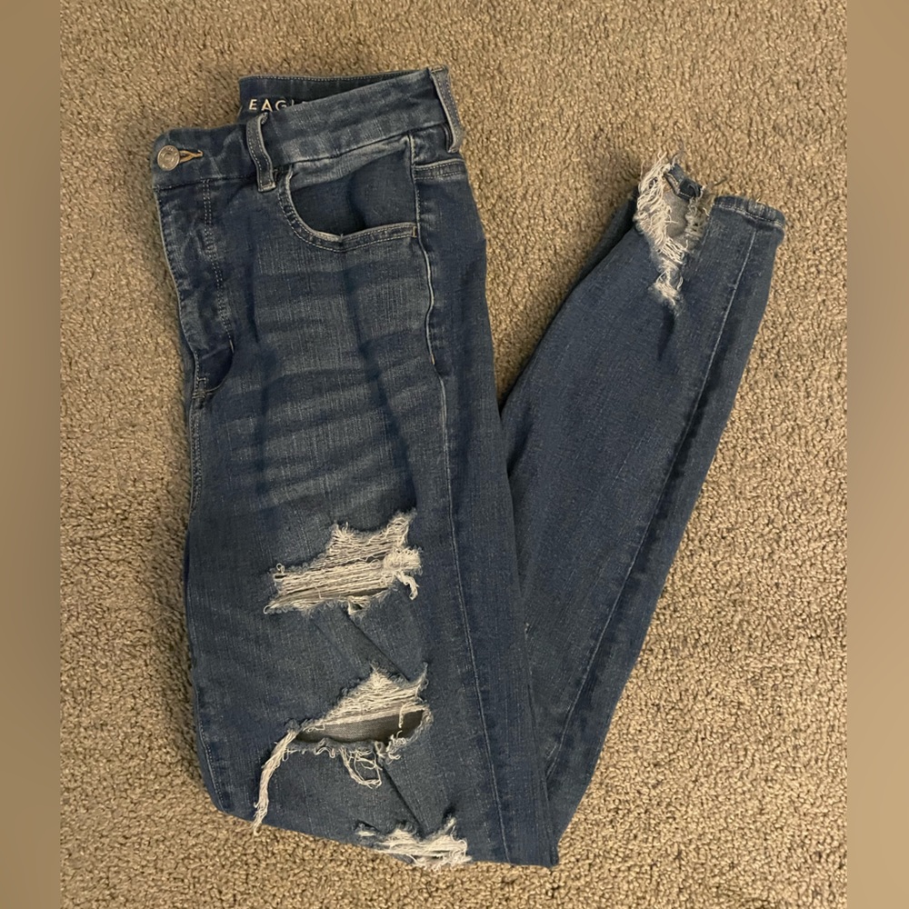 American Eagle | curvy super hi rise jegging